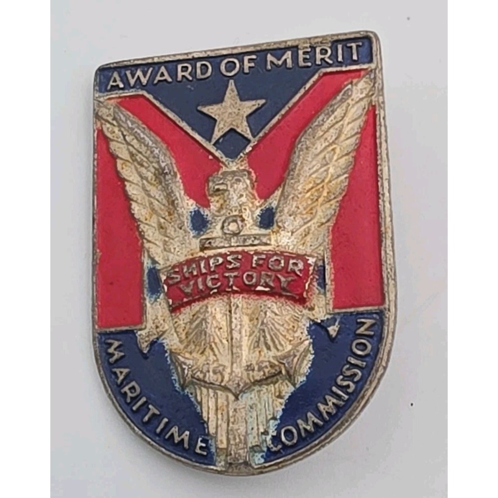 WWII Homefront Award Merit Ships for Victory Maritime Commission Utica NY